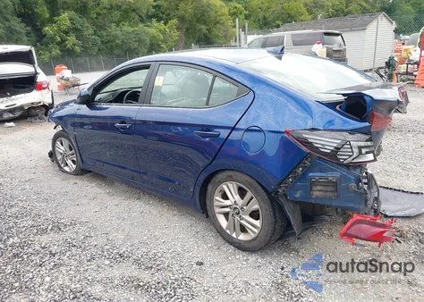 2019 Hyundai Elantra Sel from USA, damaged, VIN 5NPD84LF9KH417995